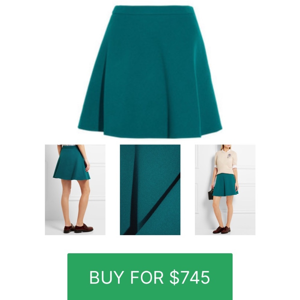 Miu Miu Wool Skirt